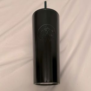 Starbucks Venti Metal Black/Green Gradient Tumbler